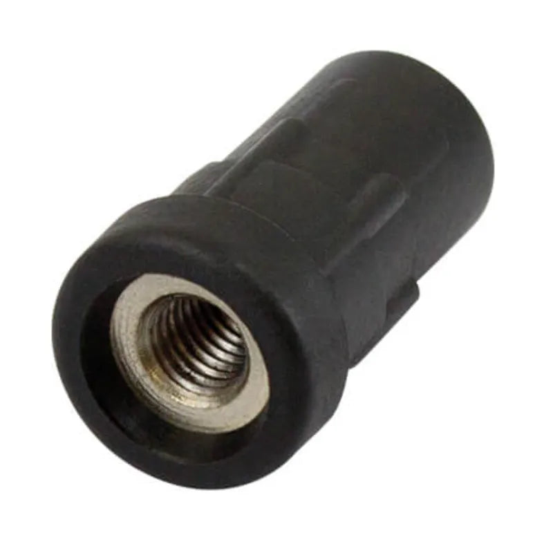 25mm Round M10 Threaded Tube End Mild Steel (PC-TIR25R0M10)