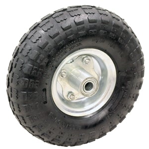 260mm (10.23") Steel Offset Pneumatic Wheel (PC-PN1071)