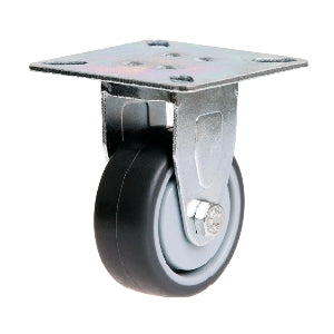 50mm (1.96") Rigid Rubber Wheel 30kg Capacity Castor (R2711)