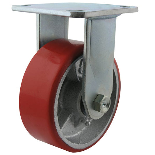 125mm (4.92") Rigid Poly Ci Wheel 250kg Capacity Castor (PC-R5531)