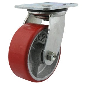 125mm (4.92") Swivel Poly Ci Wheel 250kg Capacity Castor (PC-S5530)